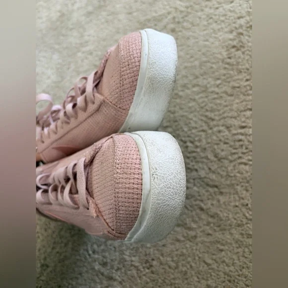 Nike Blazer Low Platform Women's Shoes Pink Oxford/Summit White/Pink Oxford/Rose - Picture 6 of 10
